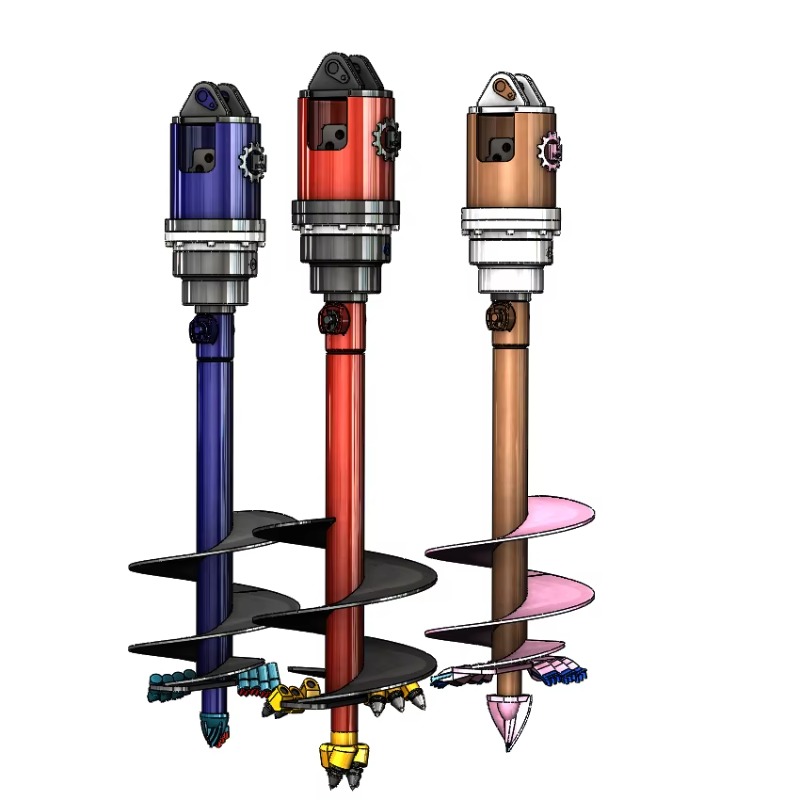 Auger Drill Attachment - 【Terlaris】Bor Tanah Berkualitas Tinggi & Harga