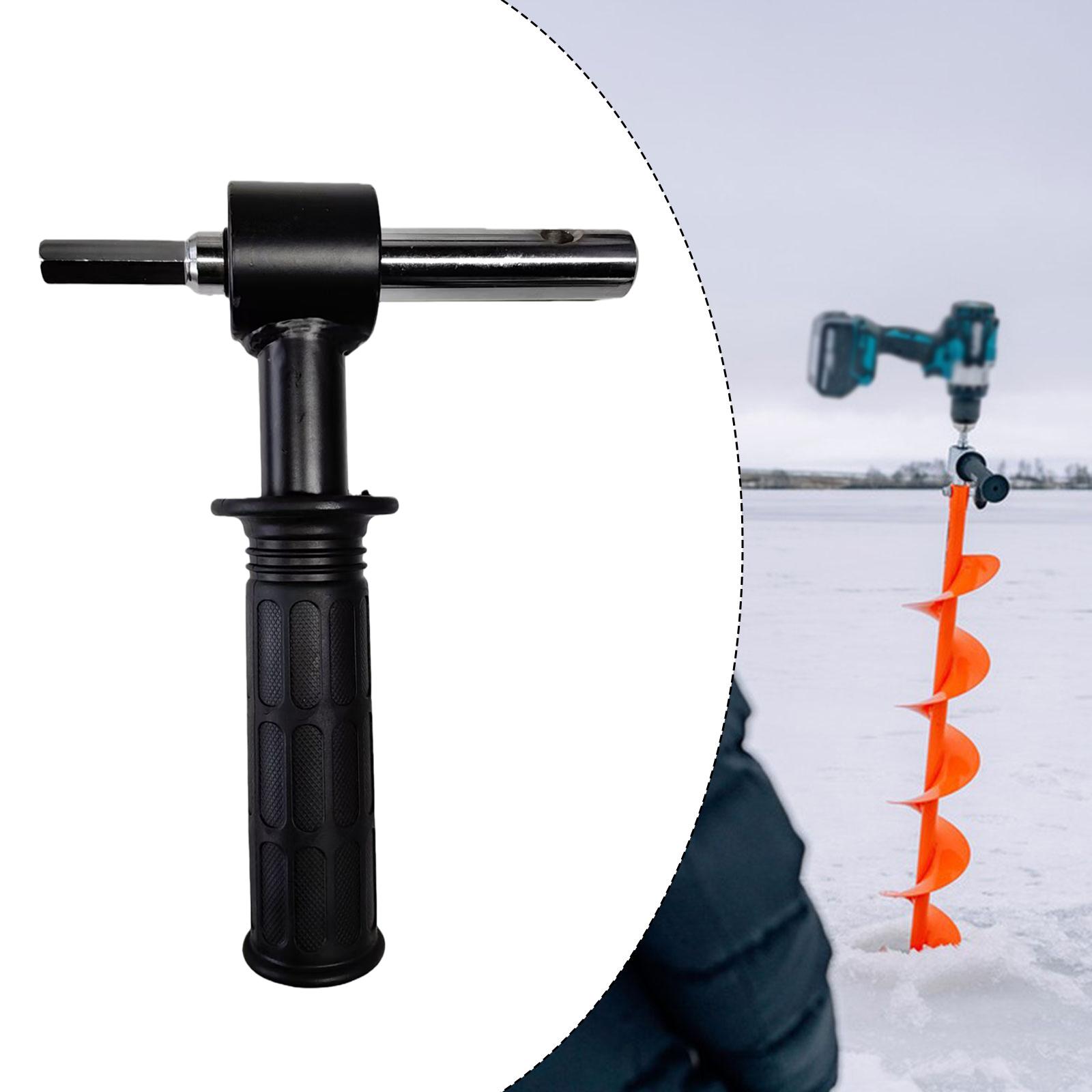 Auger Drill Attachment - Adaptor Bor Es dengan Pegangan, Kokoh