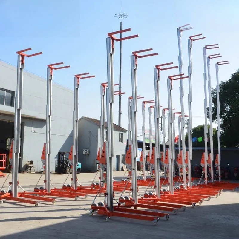 Scissor Lift Table Hydraulic - Platform Pengangkat Manual dari Paduan Aluminium,