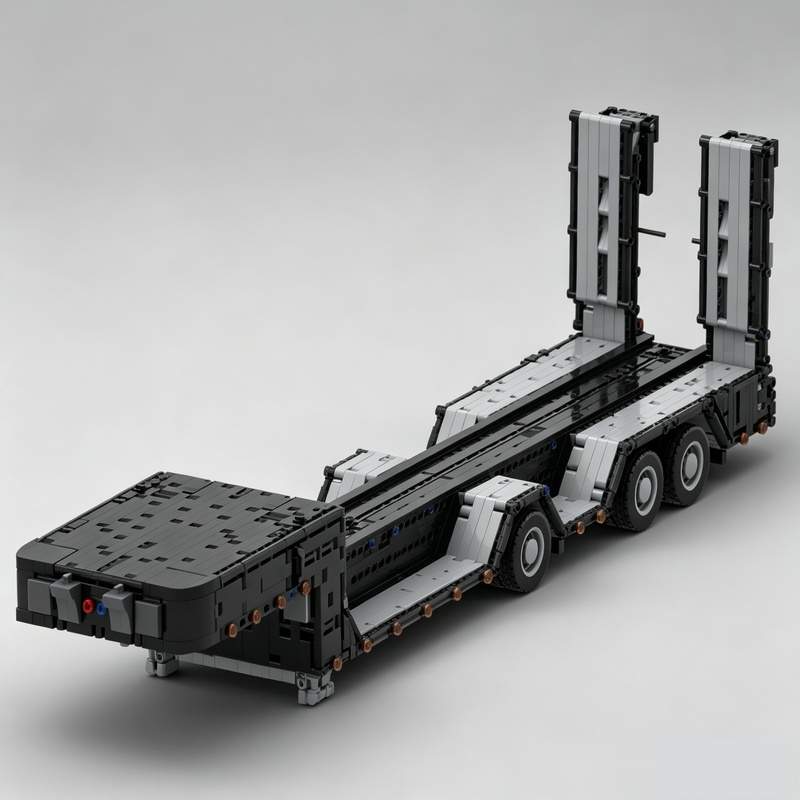 Heavy Equipment Education - 3931Parts Lowboy Trailer Pengangkut Alat Berat