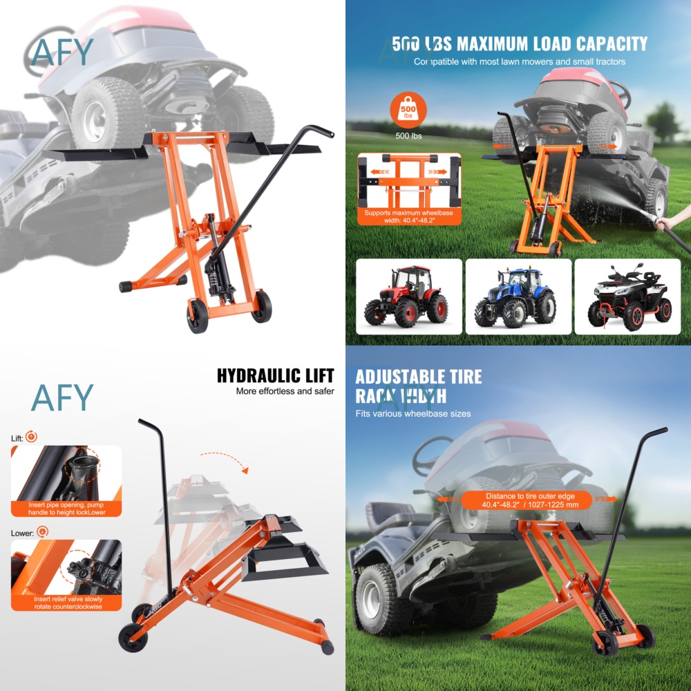 Heavy Equipment Yard - Dongkrak Hidrolik untuk Mesin Pemotong Rumput,