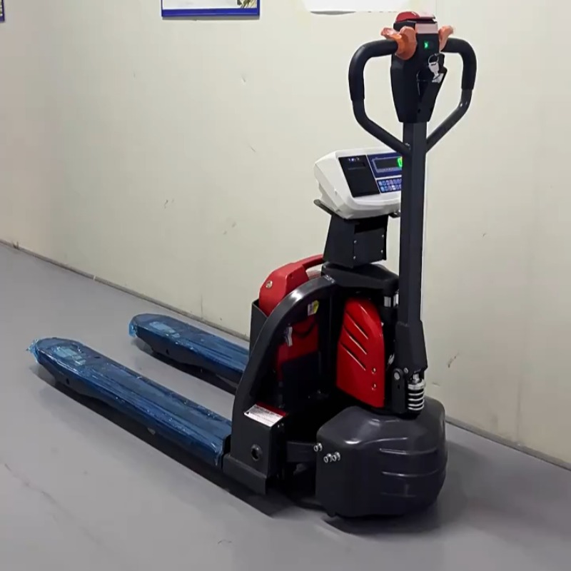 Electric Forklift - Forklift Elektrik dengan Timbangan dan Pencetak