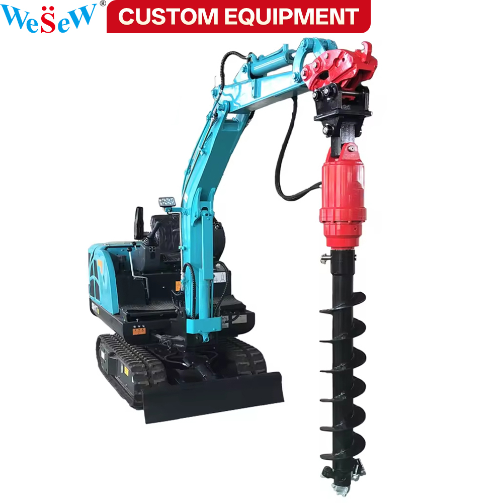 Mesin Bor Auger Kustom Mini, M - Auger Drill Attachment ulasan dan harga