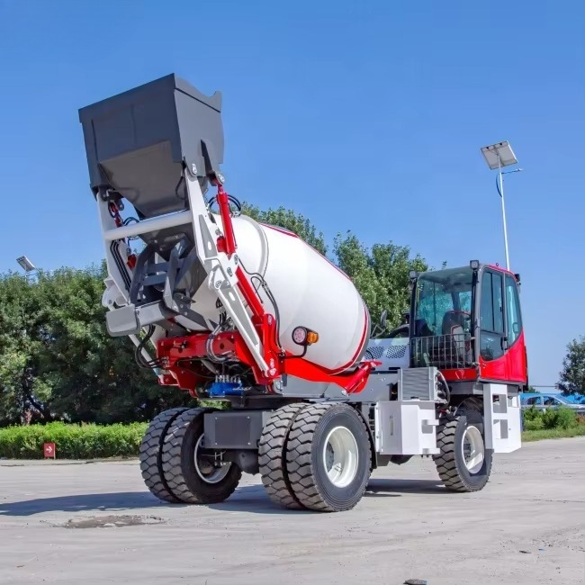 Truk Mixer Beton 4WD Self Load - Concrete Mixer Machine ulasan dan harga