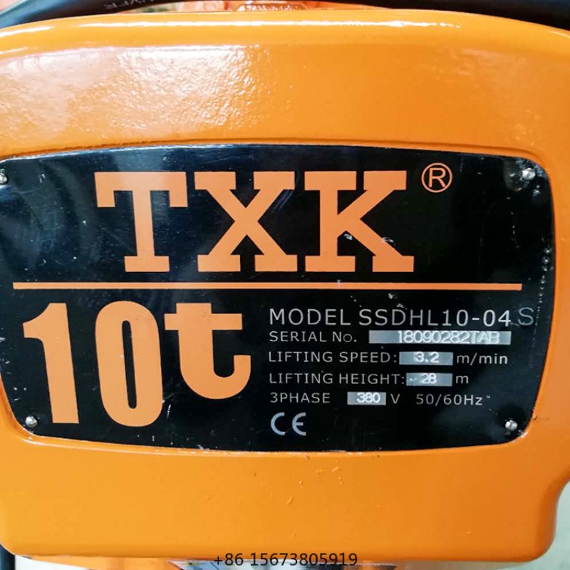 TXK Chain Hoist Elektrik 10ton - Electric Chain Hoist ulasan dan harga