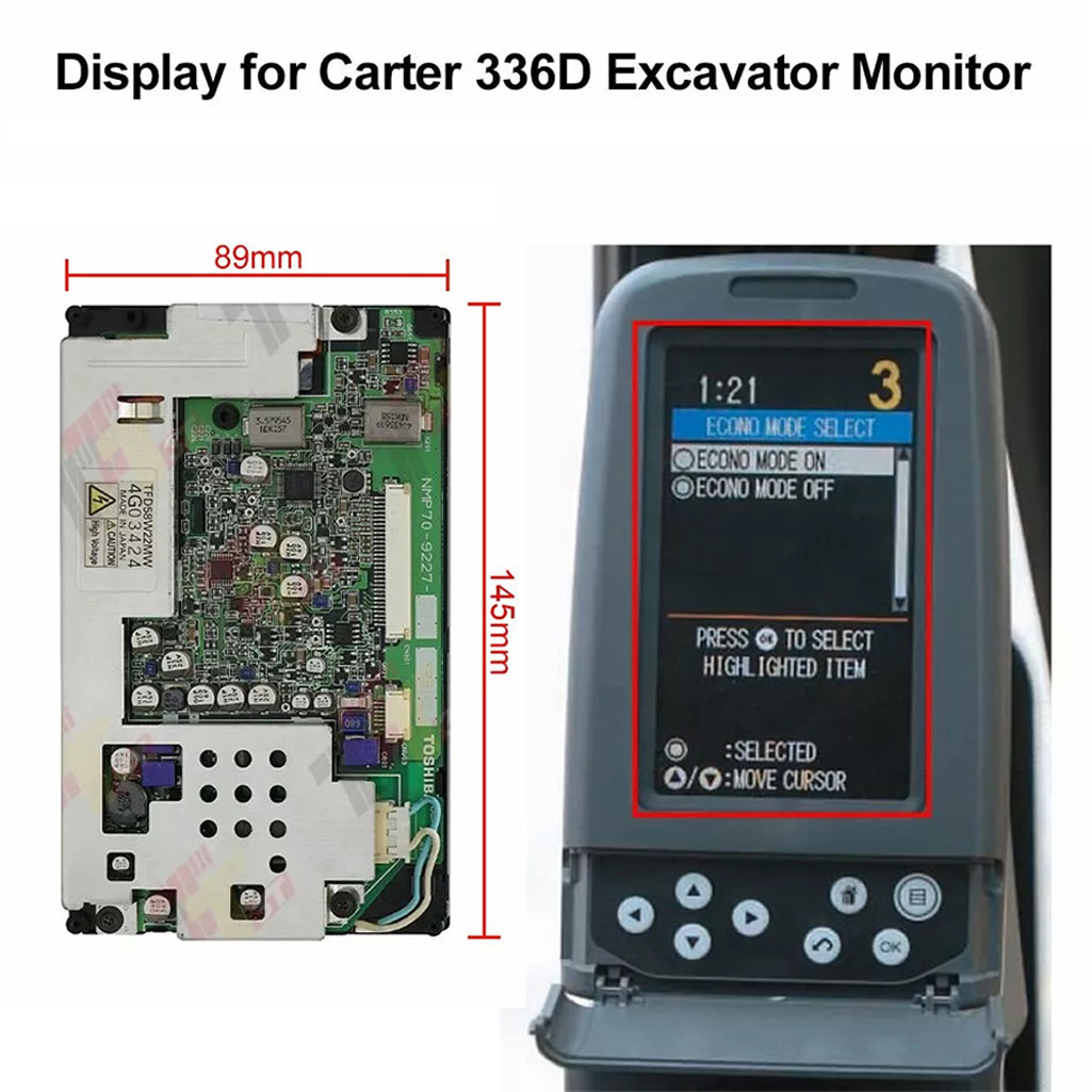 Layar Monitor Untuk Carter E32 - Heavy Equipment Hitachi ulasan dan harga