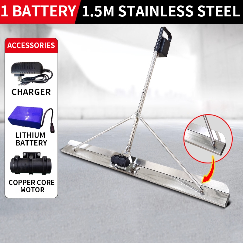 1.2M/1.5M Mesin Perata Beton E - Concrete Screed Vibrator ulasan dan harga