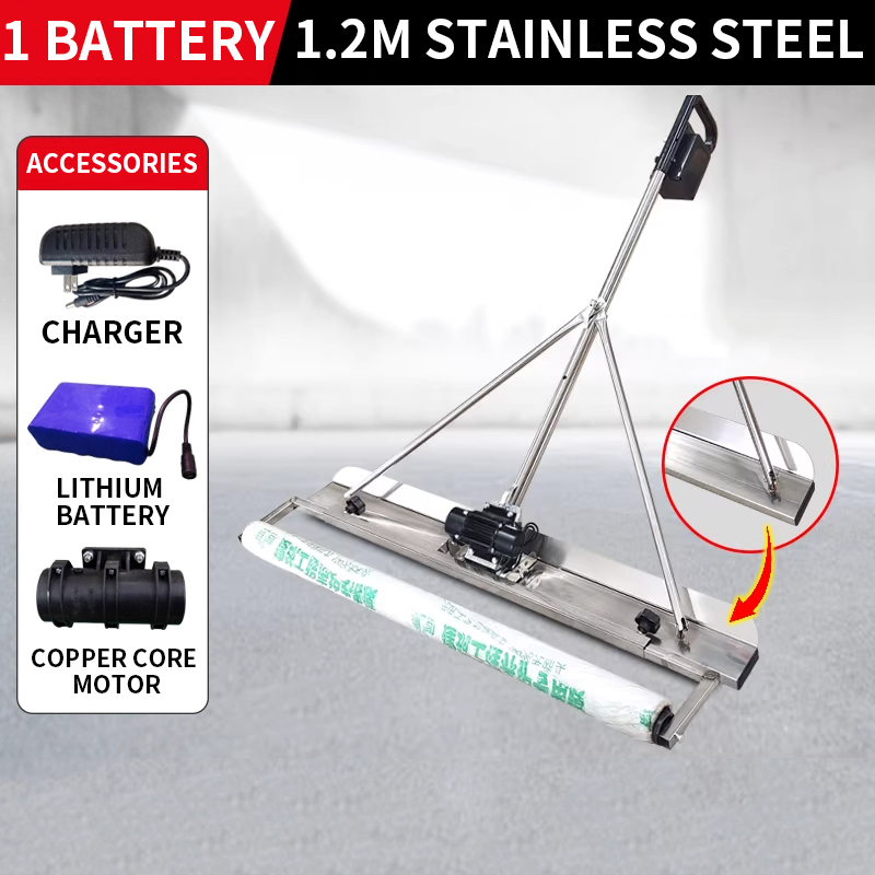 1.2M/1.5M Mesin Perata Beton E - Concrete Screed Vibrator ulasan dan harga