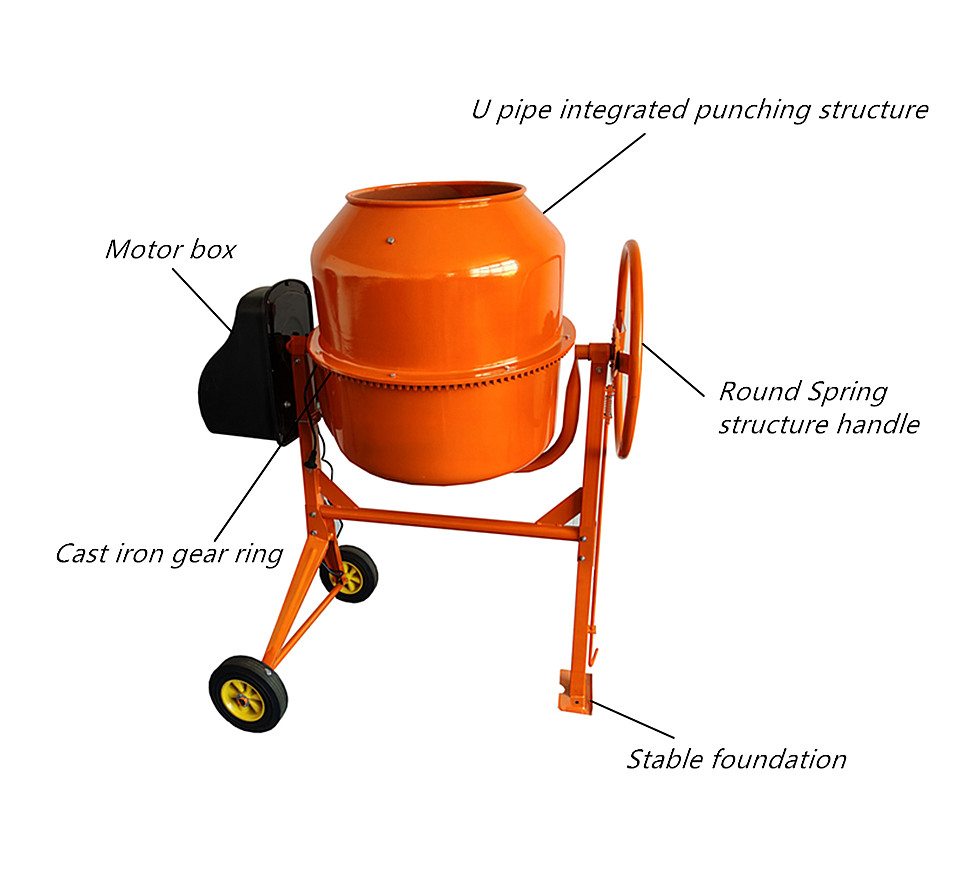 Mesin Pengaduk Semen/Motor Lis - Concrete Mixer Machine ulasan dan harga
