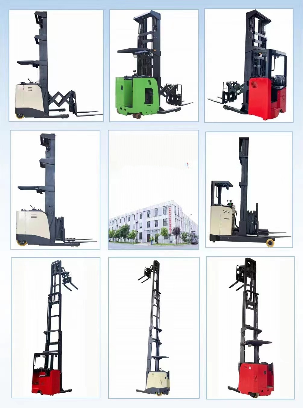 Truk Reach Stacker Baterai Lis - Electric Forklift ulasan dan harga