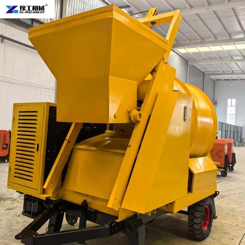 Mesin Pengaduk Beton Terpasang - Concrete Mixer Machine ulasan dan harga