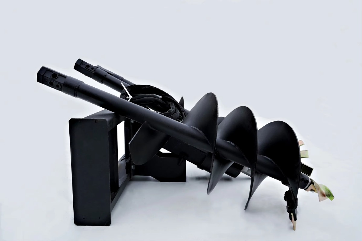 Aksesoris Bor Tanah Skid Steer - Auger Drill Attachment ulasan dan harga