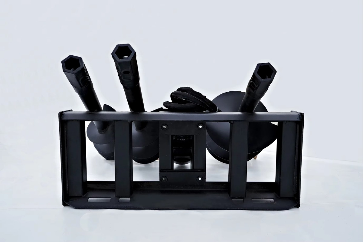 Aksesoris Bor Tanah Skid Steer - Auger Drill Attachment ulasan dan harga