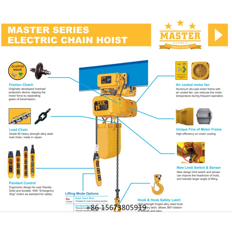 TXK 3 Ton Alat Angkat Rantai L - Electric Chain Hoist ulasan dan harga