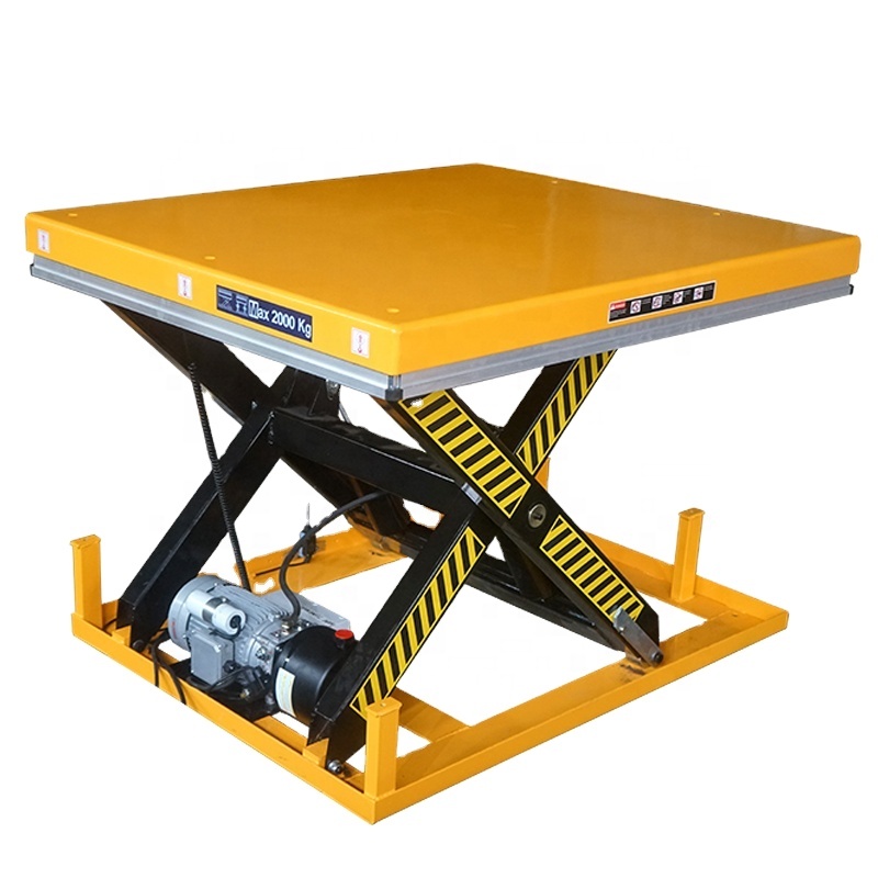 Meja Angkat Elektrik 1T Platfo - Scissor Lift Table Hydraulic ulasan dan harga